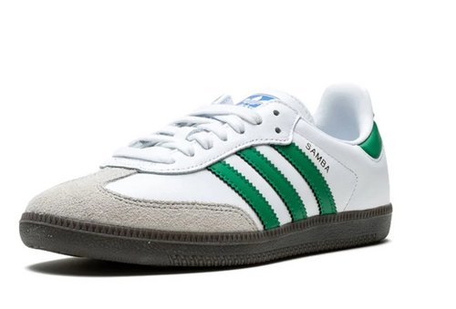 Adidas samba green stripes